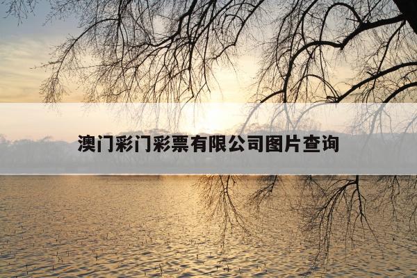 澳门彩门彩票有限公司图片查询